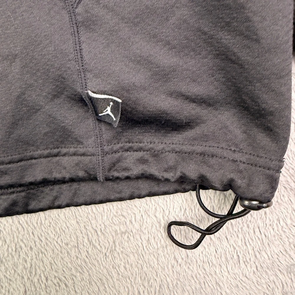 Nike Air Jordan Mens 3XL Black 1/4 Zip Pullover Jumpman Training Top 637876-032